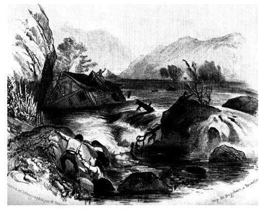 Abb.: 12 a  Hochwasser 1804; Ponsart